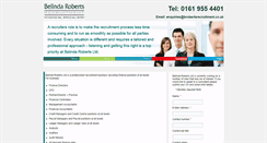 Desktop Screenshot of brobertsrecruitment.co.uk